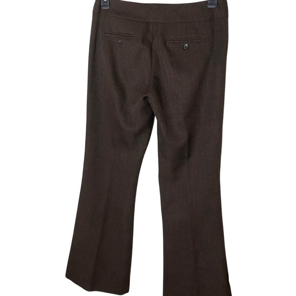 The Limited Drew Fit 6 Brown Dress Pants Low Rise Y2K Flare Bootcut Workwear